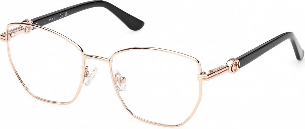 Guess GU50312 Shiny rose gold 52/17/140 Damen Brillen