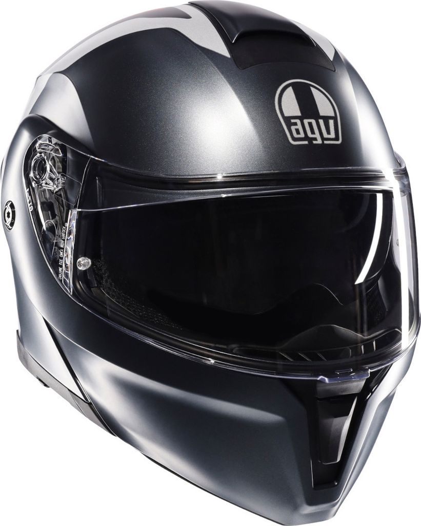 AGV Streetmodular Resia Klapphelm, grau matt/rot, S (55/56)