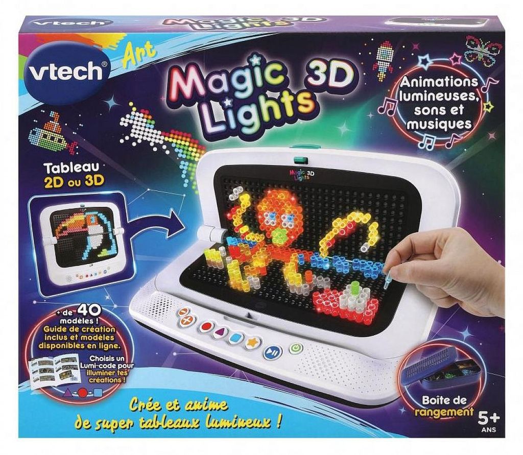 Vtech Magic lights 3d creez des dessins lumineux Image du produit 