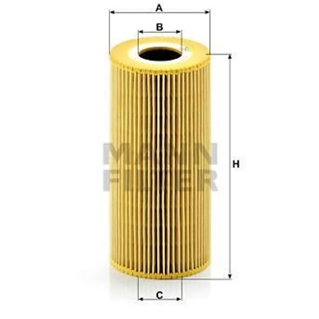 Filtre à huile MANN-FILTER pour Daewoo Mercedes et Ssangyong HU 727/1 x