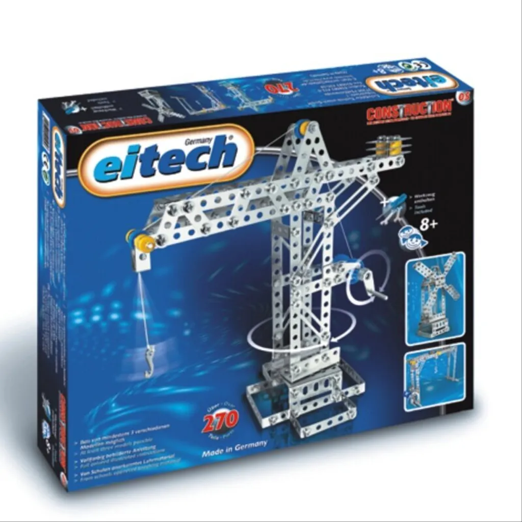 Pont Élévateur eitech avec Grue Mobile en Acier Galvanisé Durable - 6