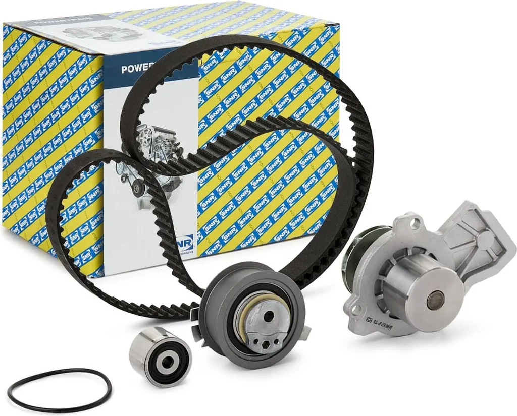 Kit courroie de distribution SNR KDP457.830 avec pompe à eau pour VW Polo