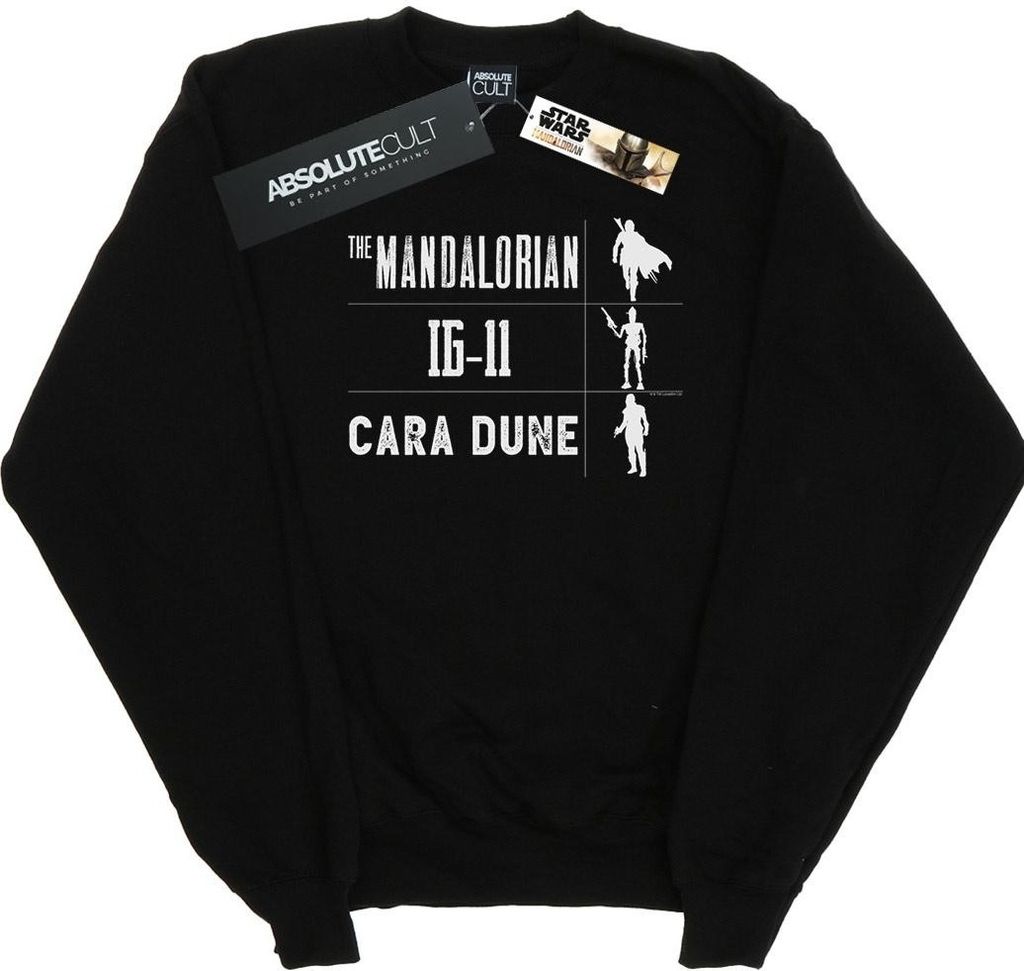 Star Wars - "The Mandalorian Warriors" Sweatshirt für Herren BI46352 (XXL) (Schwarz)
