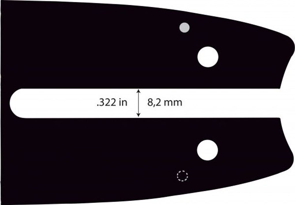 Sägeführung 12" 3/8Lp 1,3Mm 44Ogn.