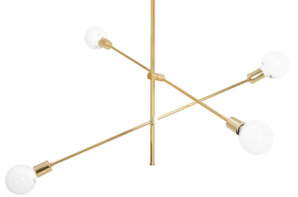 Suspension moderne dorée Toolight APP479-4C pour un éclairage luxueux