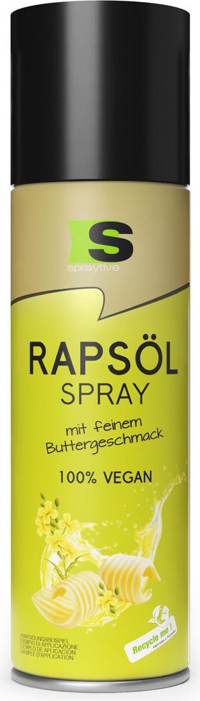 Spraytive 1 x 400ml Rapsöl-Spray mit feinem Buttergeschmack Produktbild 