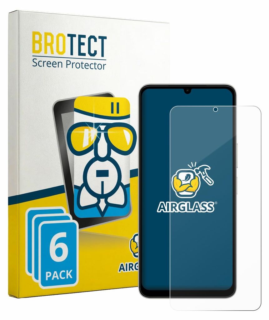 6x BROTECT Schutzglas für Vivo Y11 2026 Schutzfolie Panzer Folie Glas Display Schutz klar