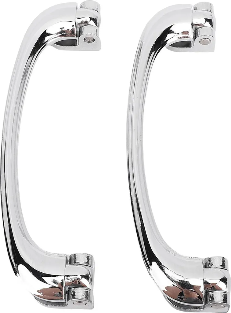 Poignée de porte intérieure chromée LWH106 pour voitures anciennes Tudor