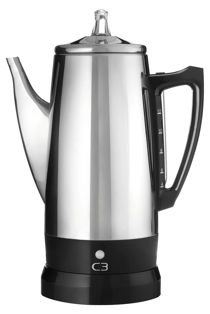 Caffettiera 12kp Acciaio Inox 12 Tazze: L'Originale Moka per Induzione