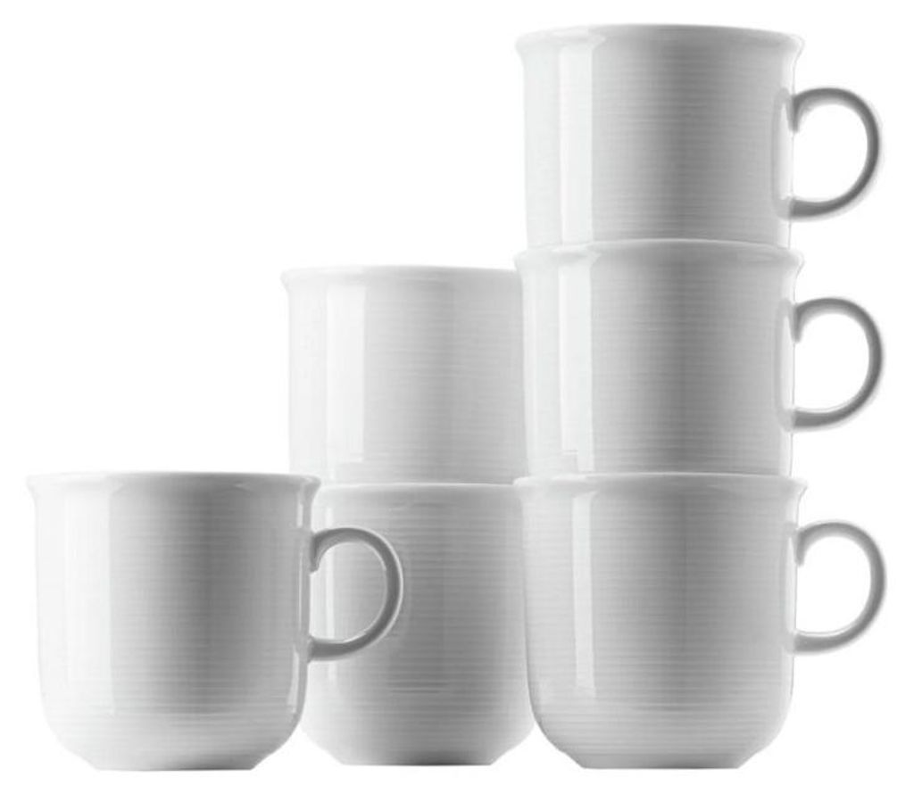 Thomas Trend weiss Becher mit Henkel 0,28 l Set 6tlg. Produktbild 