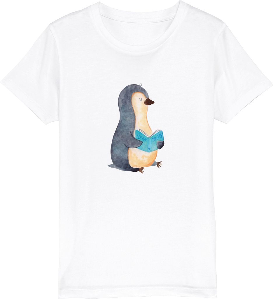 Mr. & Mrs. Panda Organic Kinder T-Shirt Pinguin Buch 9-11 Produktbild 