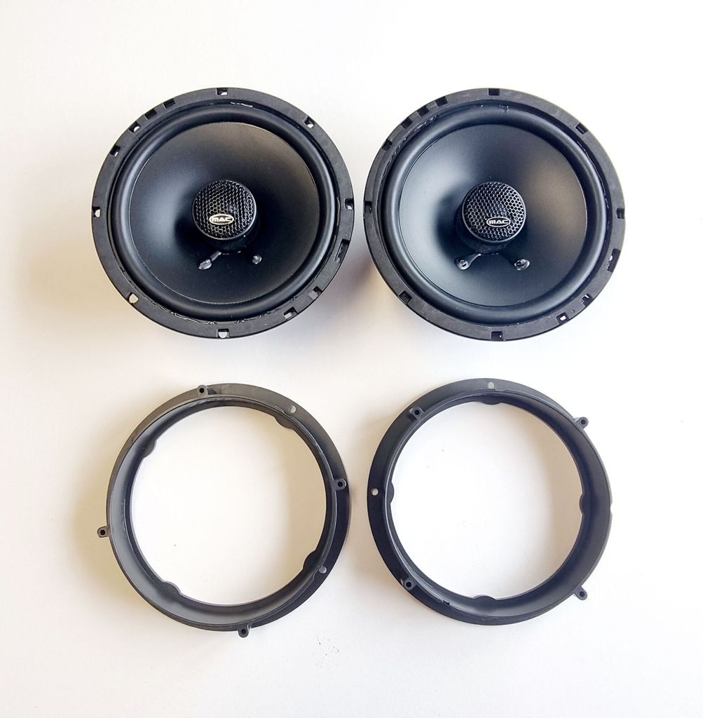 Mac Audio Lautsprecher Einbauset passend für Citroen Berlingo Peugeot Partne Tür vorne 2008-2018