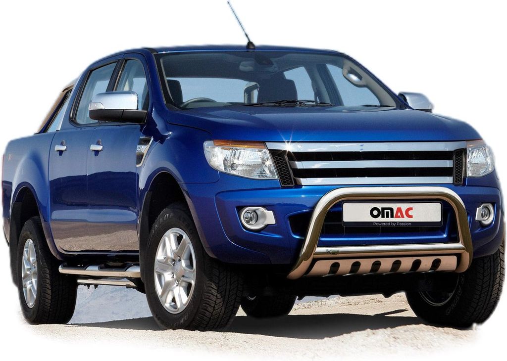Frontbügel Frontschutzbügel für Ford Ranger 2011-2016 Stahl Silber Rammschutz