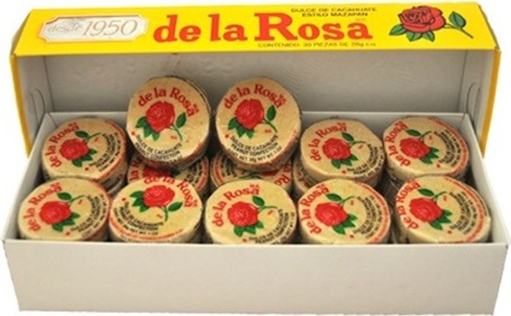 Marzipan de la Rosa ist eine Süßigkeit aus Mexiko 30x28 g.