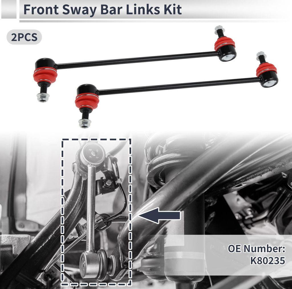 Stabilisatorlenker Vorne Für BMW 740I 1995-2001 Stabilisatorlenker Satz Aufh?ngungslenker Endlenker Nr K80235 Eisen Gummi Schwarz 2 Stück