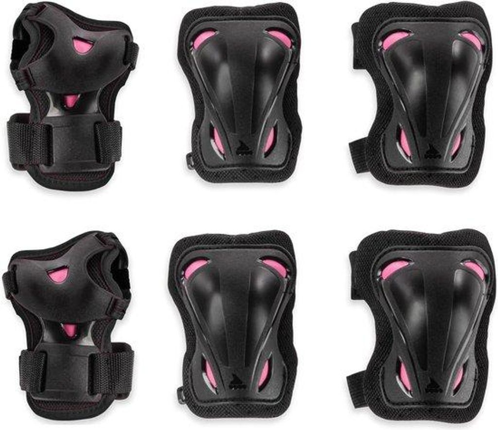 Schutzset für Damen, 3er Pack, Knie und Ellenbogen, Schutzgear
