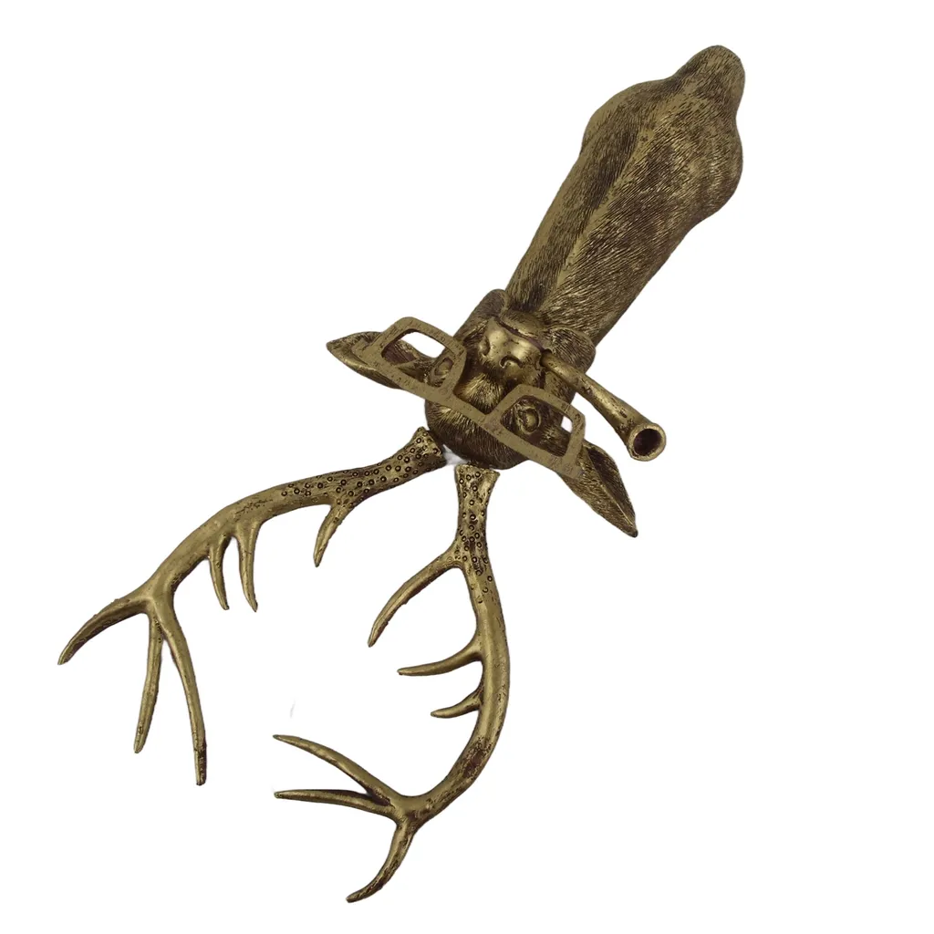 Ornement Animalier en Résine Bronzée Résistant aux UV et Intempéries 25cm