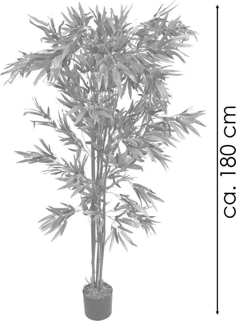 Bambù Artificiale 180cm Decovego | Crea la tua Oasi Zen in Casa - 6