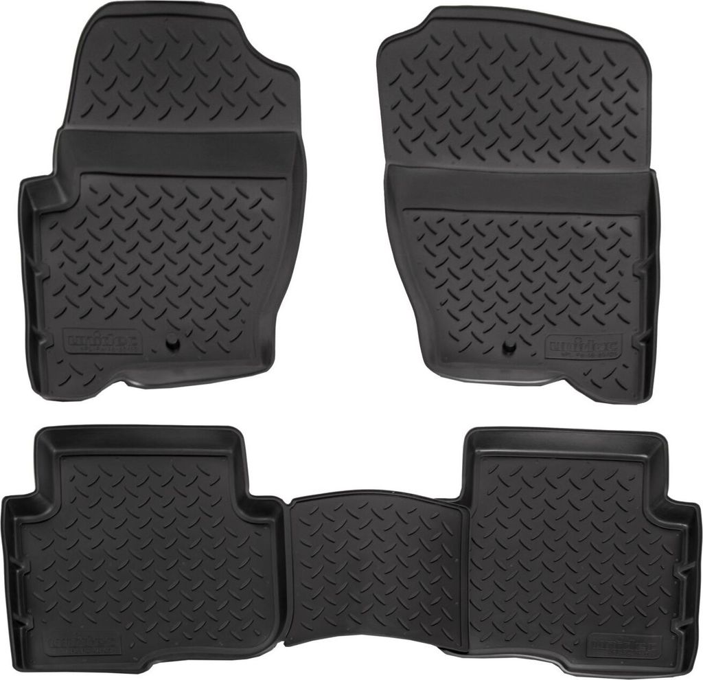 NORM LINERS | 3D Gummimatten Auto Matten Fussmatten Kompatibel mit Land Rover Discovery 1 2005-2010 4tlg, Individuelle Passform mit Hohem Rand cca ...