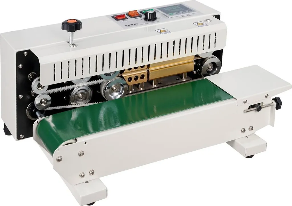 Scelleuse à bande horizontale robuste en acier avec dateur inclus - 10