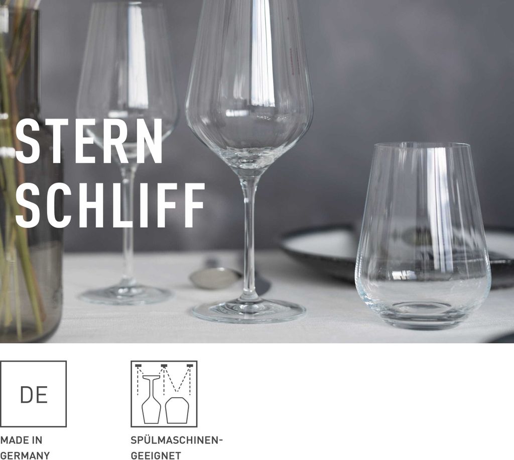 Sternschliff Rotwein- Und Wasserglas-Set #1 Von Ritzenhoff Produktbild 7