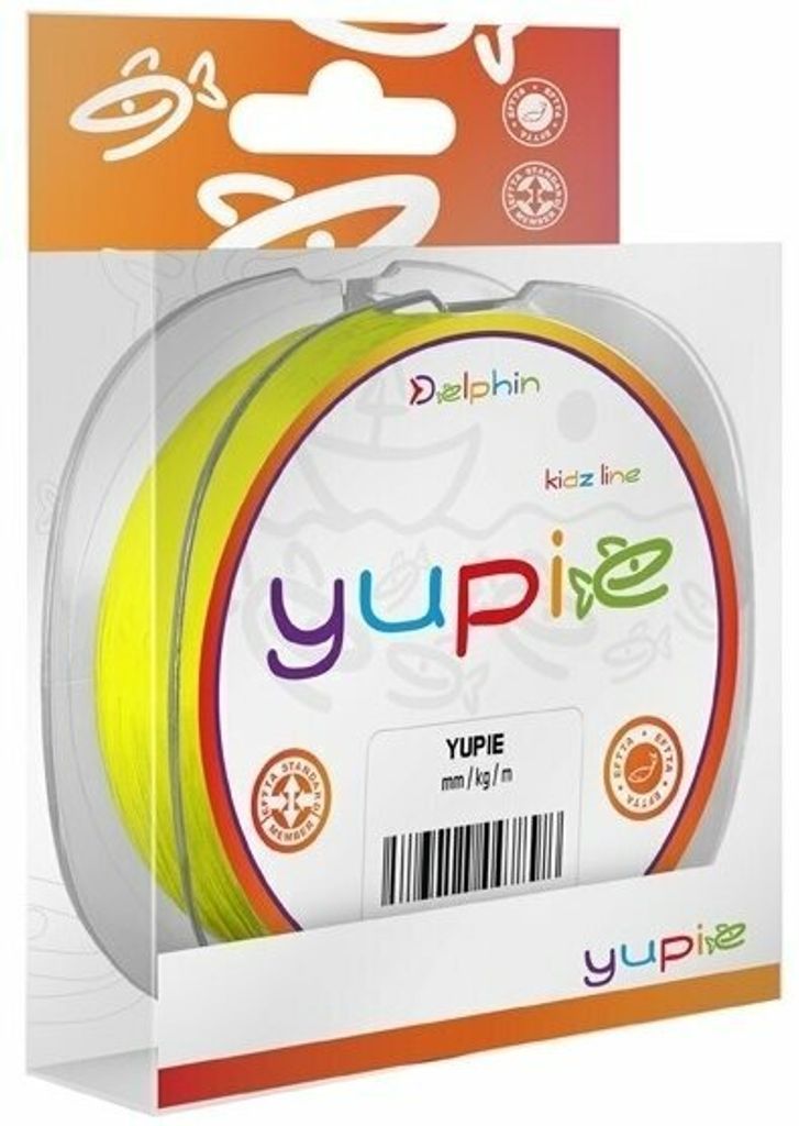 Delphin YUPIE Fluo Yellow 0,22 mm 300 m 4,2 kg Angelschnur Produktbild 