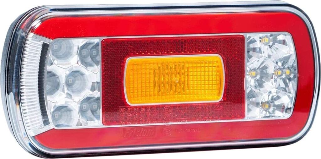 Fristom LED Rückleuchten Anhänger Set 5 m Kabelbaum 13 pol.