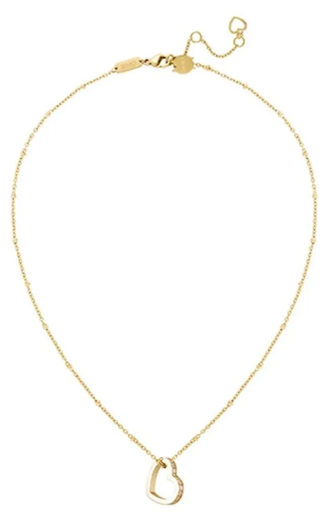 Collier Pendentif Géométrique Ao Ojrn01G en Acier Inoxydable Doré