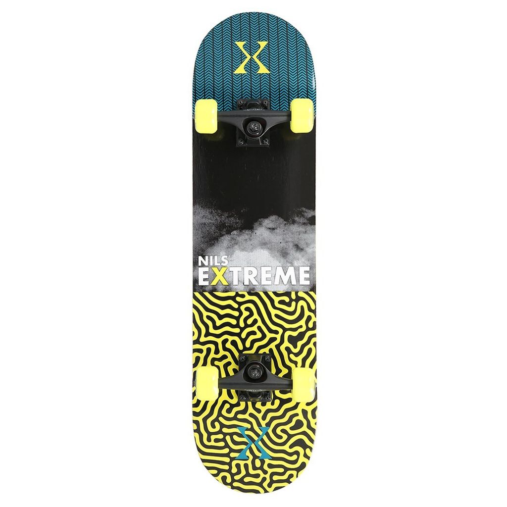 Nils Extreme CR3108SA, Skateboard (klassisch), Gelb, Blau, Produktbild 