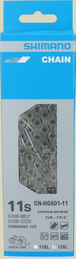 Catena Shimano CN-HG601 a 11 velocità // 126 maglie Immagine del prodotto 