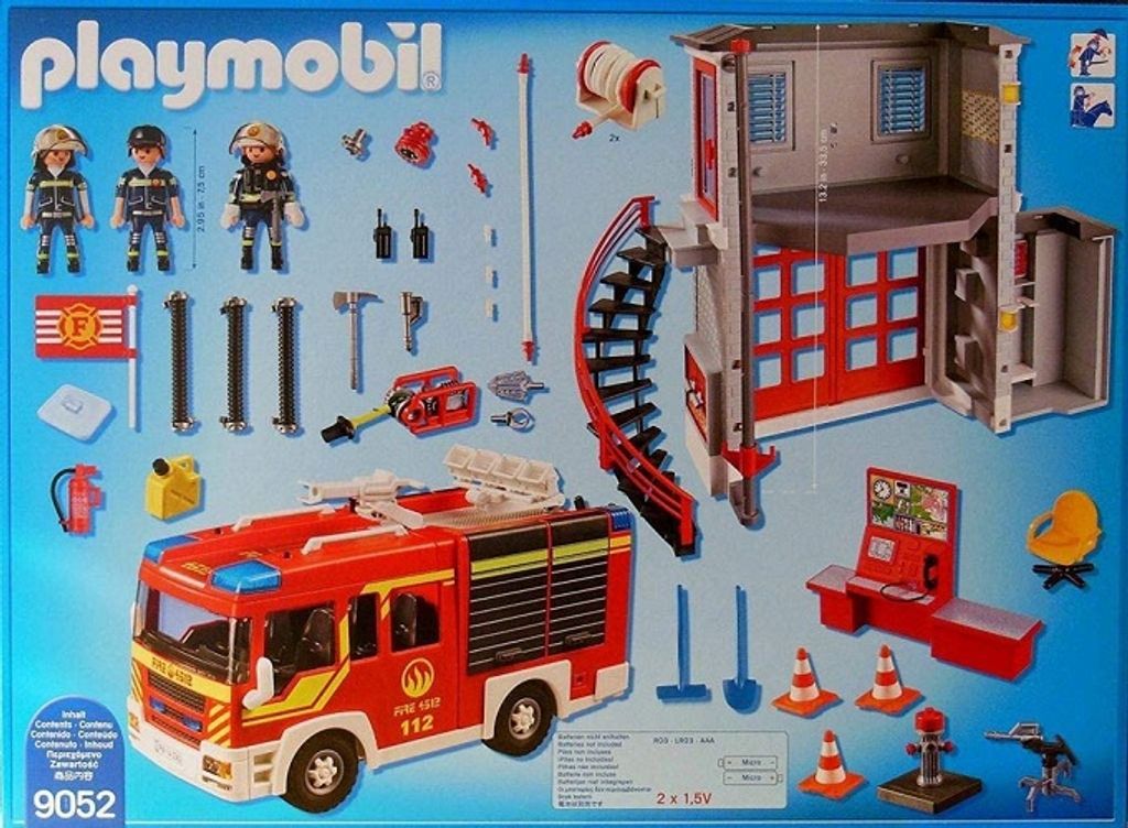 PLAYMOBIL 9052 City Action Feuerwehr Mega Set Produktbild 5