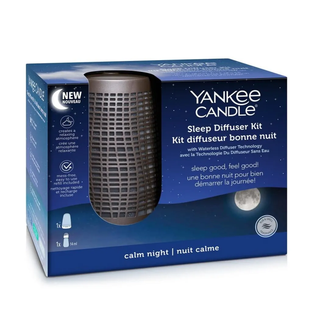 Yankee Candle Sleep Diffuser programmable avec parfum Calm Night 14ml - 4