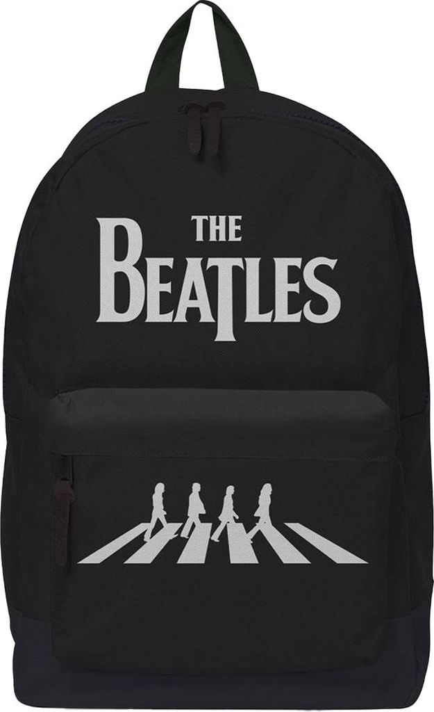 The Beatles - "Abbey Road" Rucksack RO14397 (Einheitsgröße) (Schwarz/Weiß)