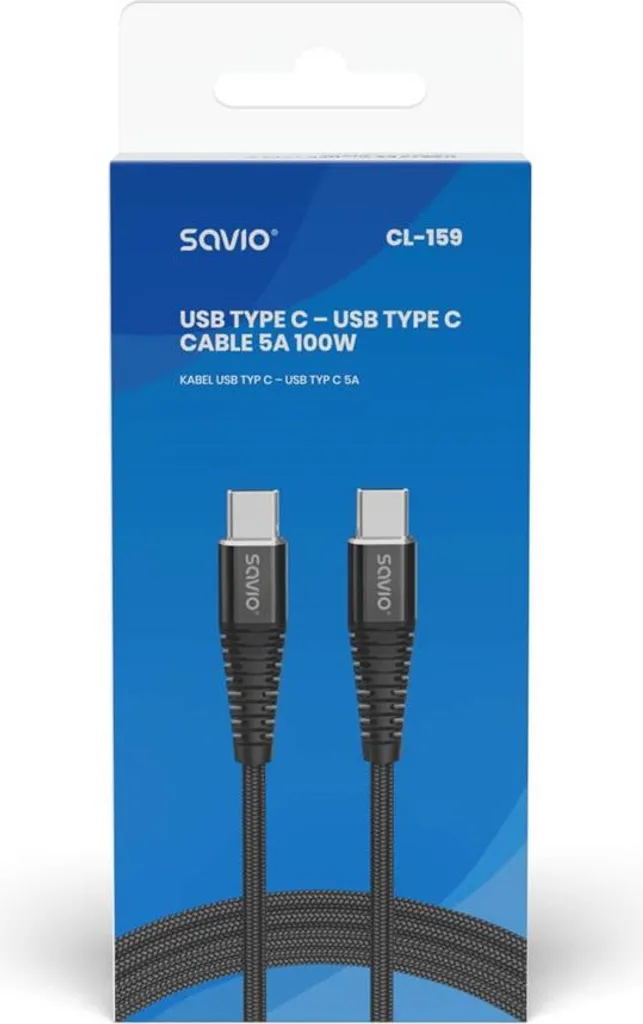Cavo USB-C Professionale 5A 100W - Ideale per Viaggi d'Affari - 1