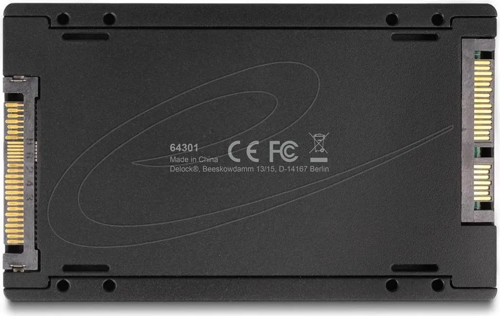 Solution Connectique U.2 vers M.2 NVMe pour Installation SSD Delock 64301 - 3