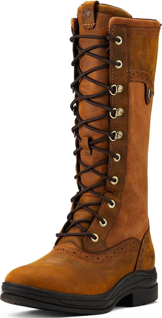 Bottes d'Équitation Imperméables Ariat Wythburn II Cuir Marron 38.5