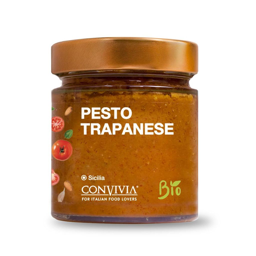 Pesto trapanese biologique, 190 grammes Image du produit 