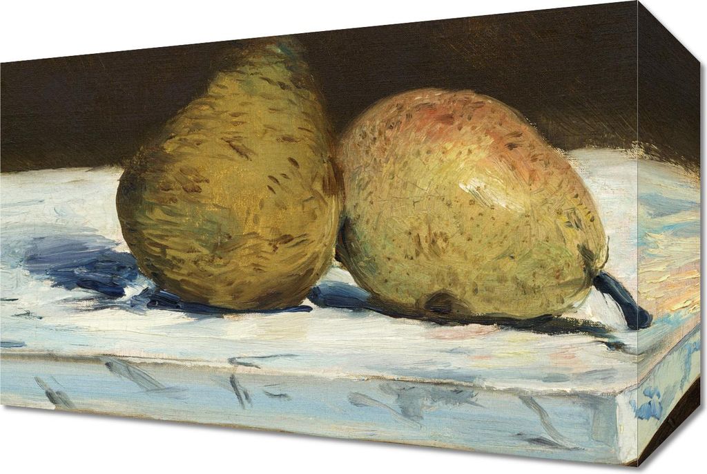 Bild 30x20cm Birnen, Edouard Manet Vintage für das Wohnzimmer