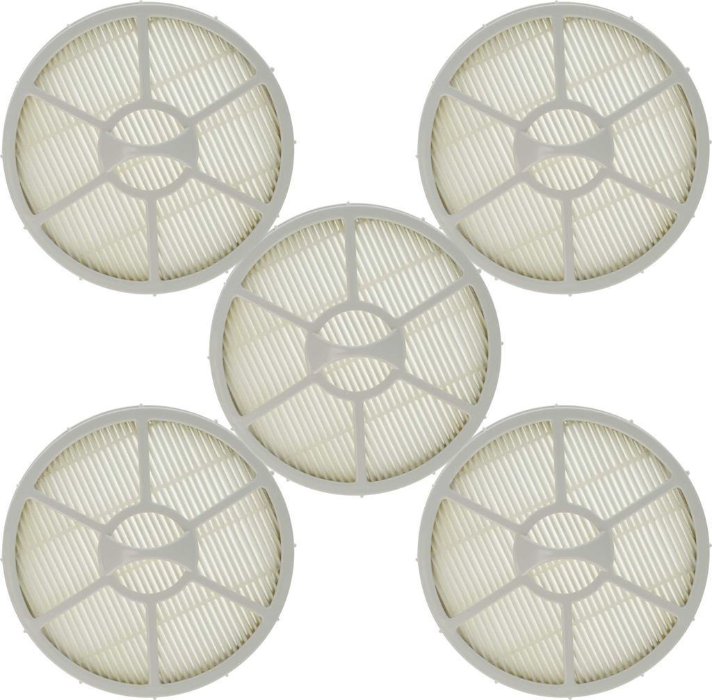 vhbw 5x Staubsaugerfilter kompatibel mit Kärcher VC 3, 1.198-125.0, VC 3 Premium Staubsauger - HEPA-Filter Weiß