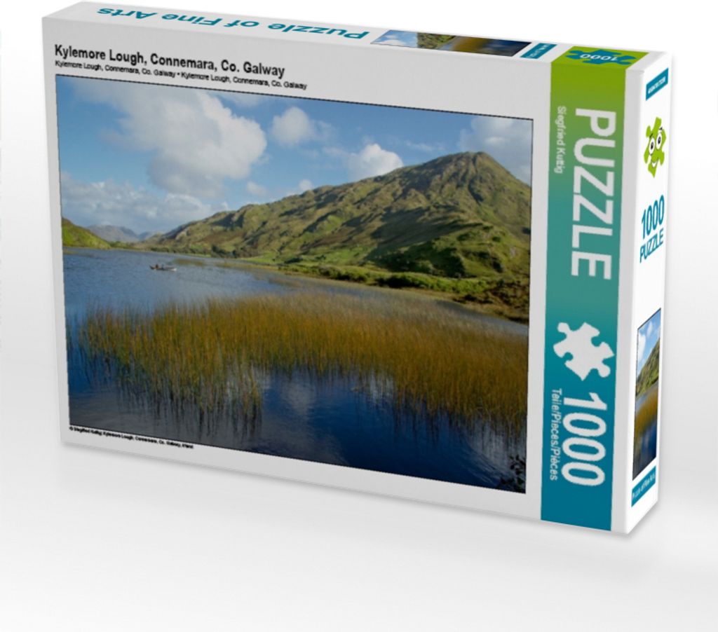 Calvendo Kylemore Lough, Connemara, Co. Galway 1000 Teile Puzzle quer 640x480mm, Kuttig Siegfried; 7396888