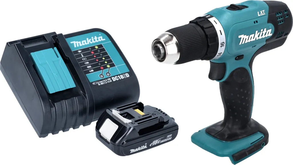 Avvitatore a batteria 42Nm 18V Li-Ion batterie 1,5Ah Makita trapano caricabatterie