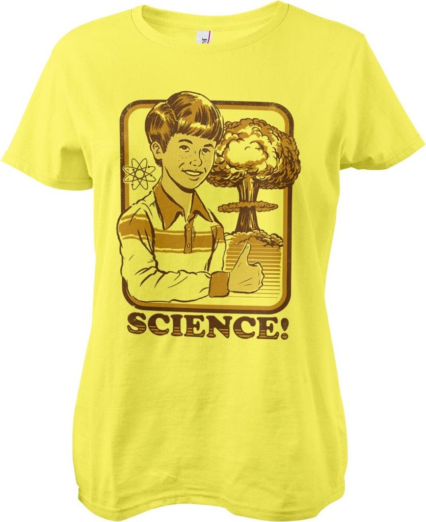 Science! Girly Tee - XX-Large - Yellow