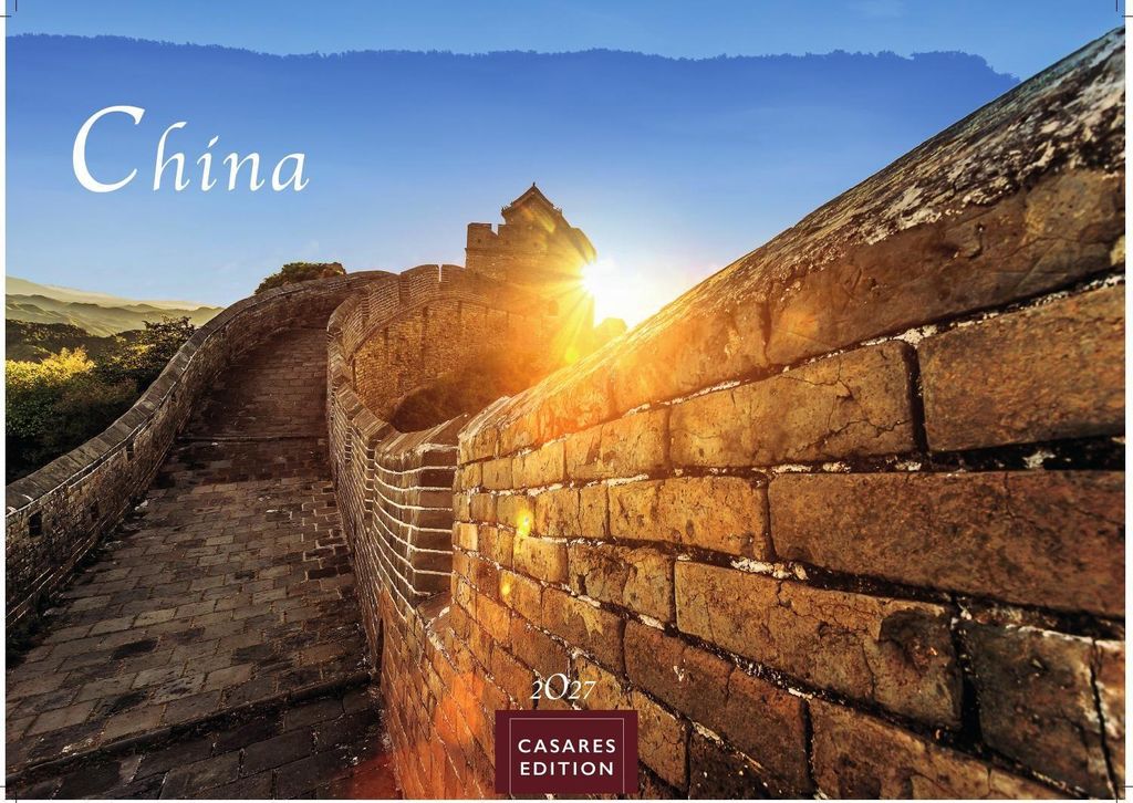 China Kalender 2027 - Wandkalender | Fotokalender Asien 35x50cm Grosses Format - Wundervolle Landschaften | Tradition und Moderne in 12 faszinieren...
