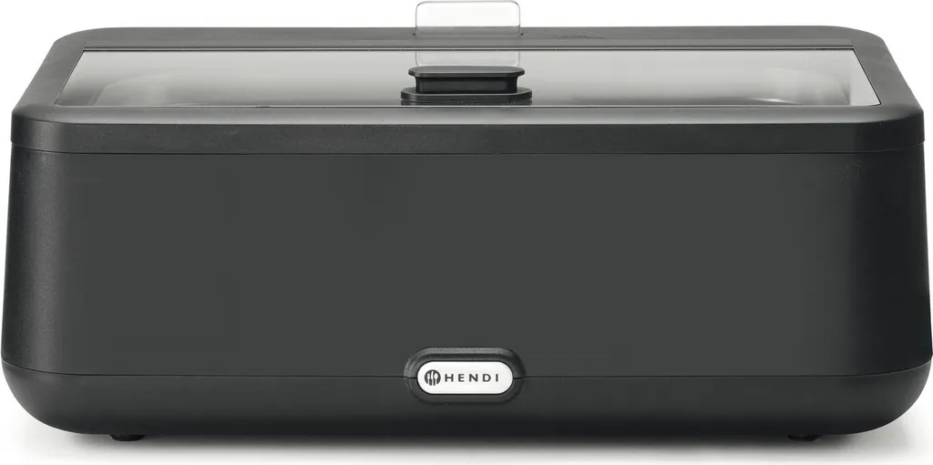 Chafing Dish carré noir 607x402x245 mm - Chauffe-plat inox buffet