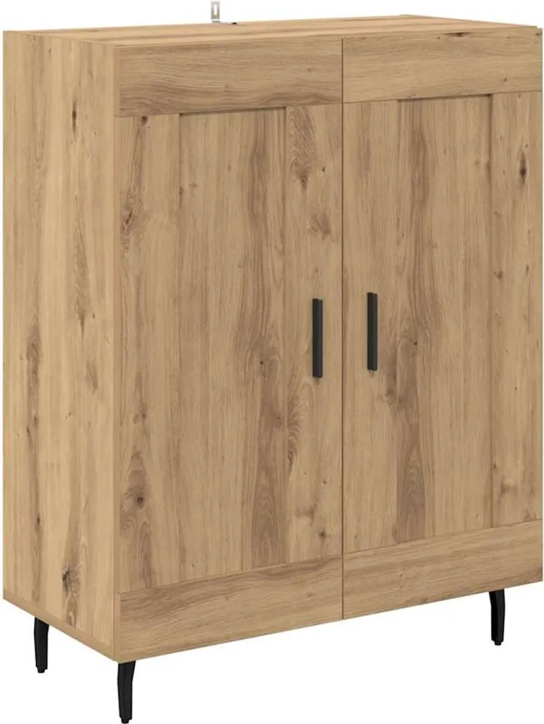 Credenza Artisan in rovere 69,5 x 34 x 90 cm in legno composito e ferro