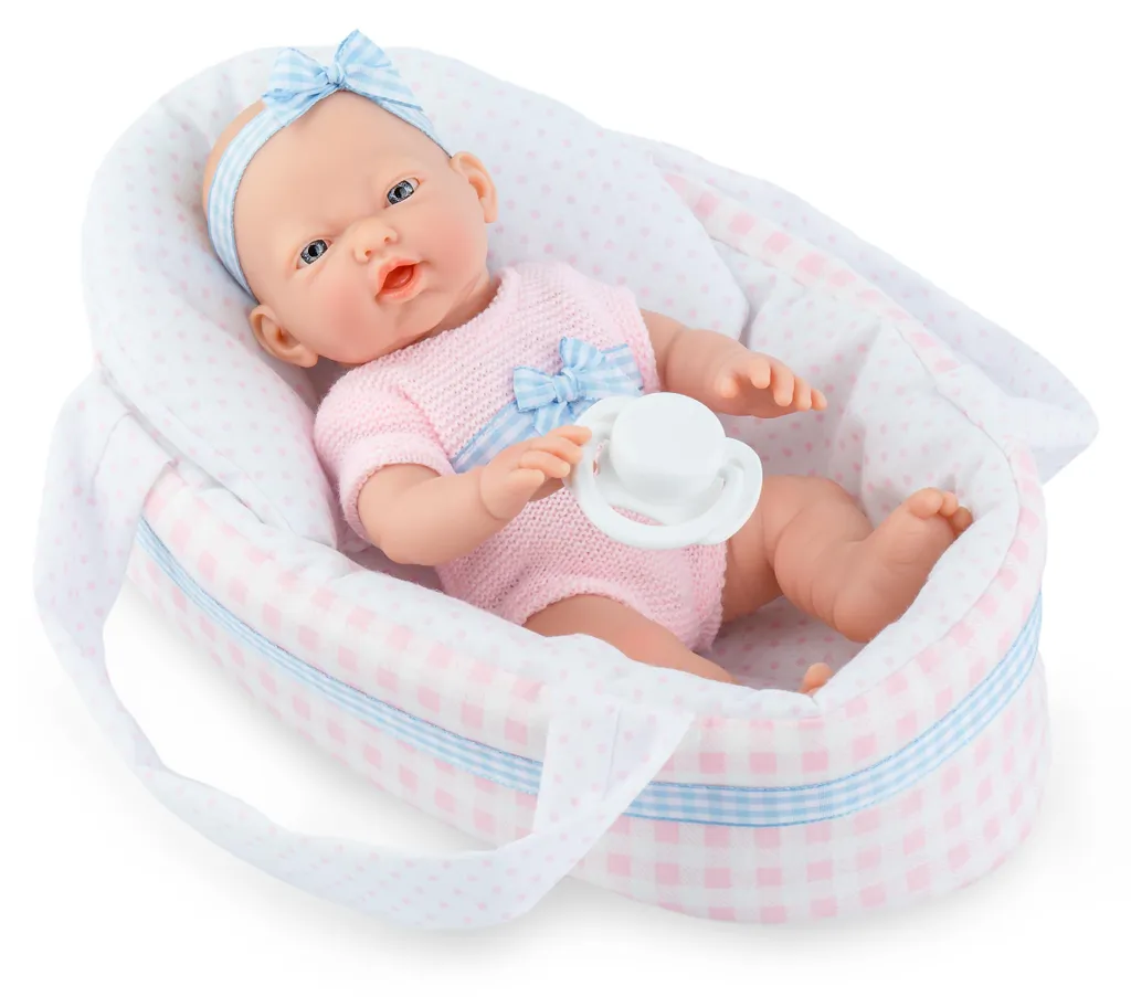 Jouet d'éveil mini poupée de bonbons bébé 21cm pour voyage et sortie