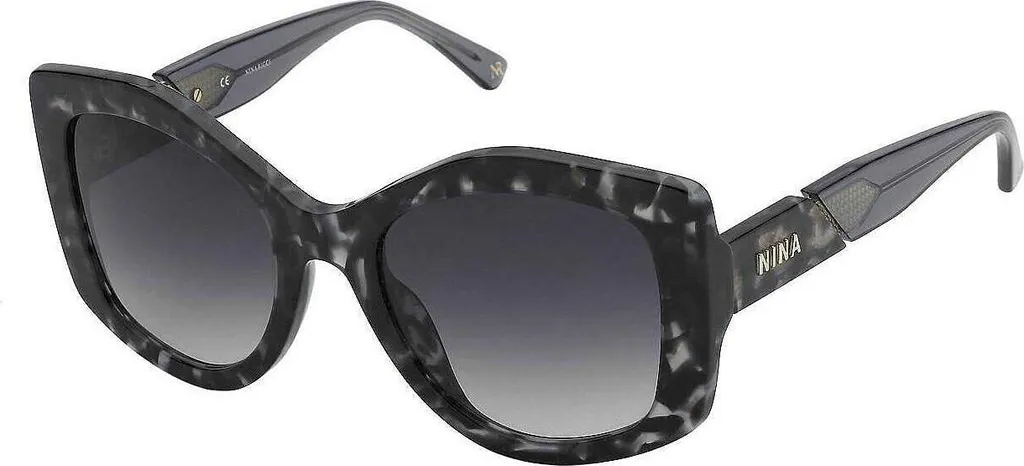 Nina Ricci SNR31753096N Occhiali Donna Acetato Grigio Havana 53mm