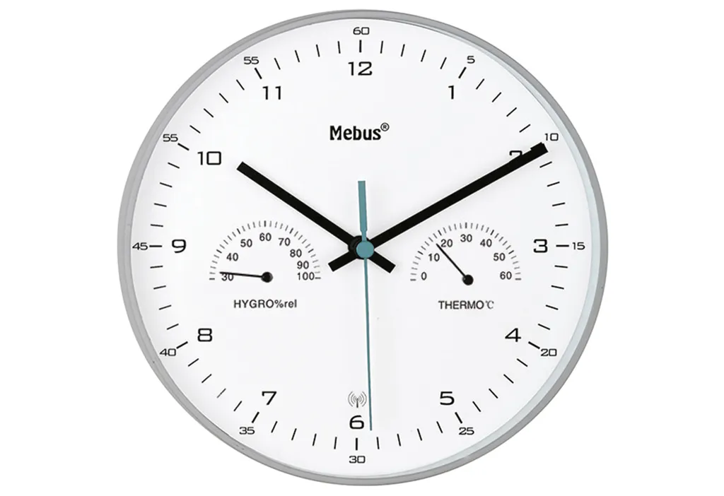 Horloge radio MEBUS plastique : plus de réglage manuel de l'heure été