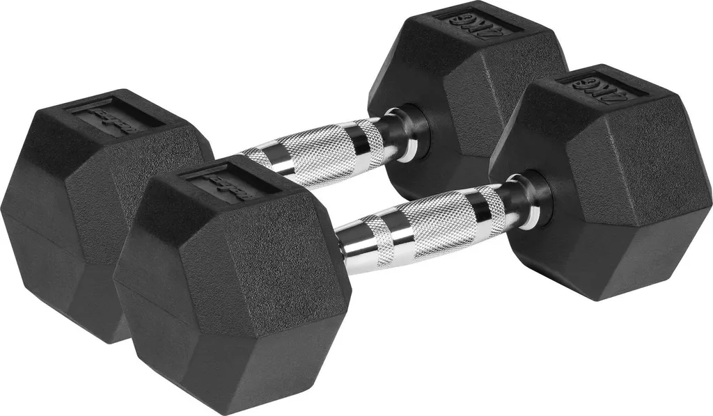 Haltères anti-bruit Rebel HEX pour protéger le sol de votre gym