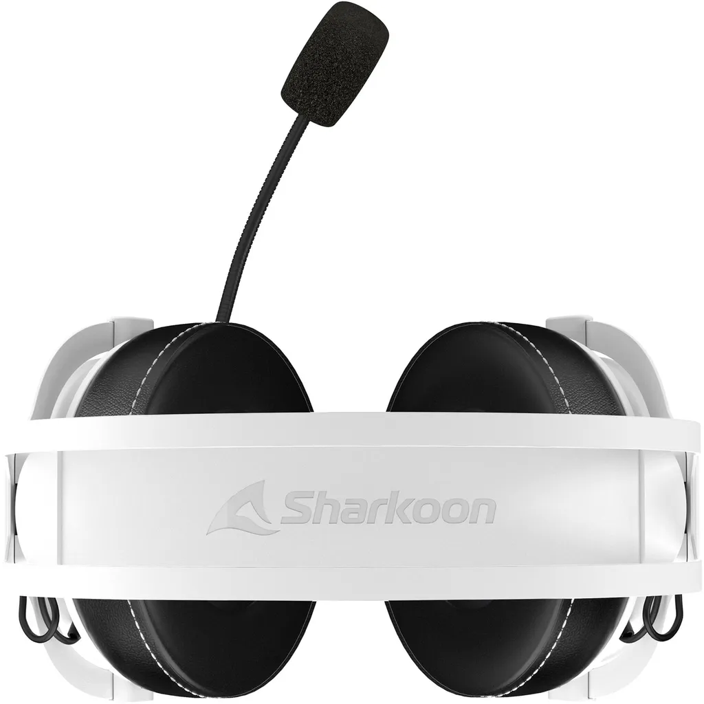 Casque Audio Gamer Sharkoon Skiller SGH50 Filaire Blanc pour PC et PS5